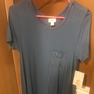Xs blue grey lularoe Carly